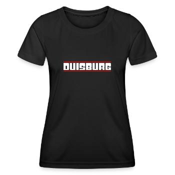 Duisbourg - T-shirt sport Femme - noir - Devant - AI Model Female 172 light (172cm)