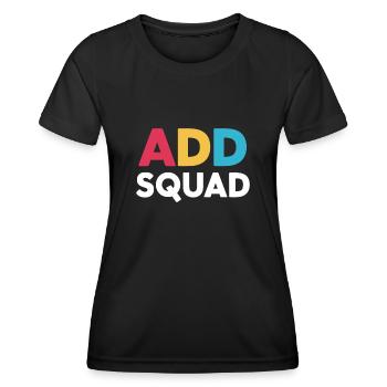 Attention Deficit Hyperactivity Disorder ADD - Women's Functional T-Shirt - black - Front - AI Model Female 172 light (172cm)