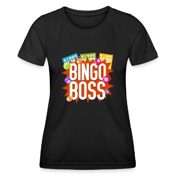 Bingo Player Bingo - Women's Functional T-Shirt - black - Front - AI Model Female 172 light (172cm)