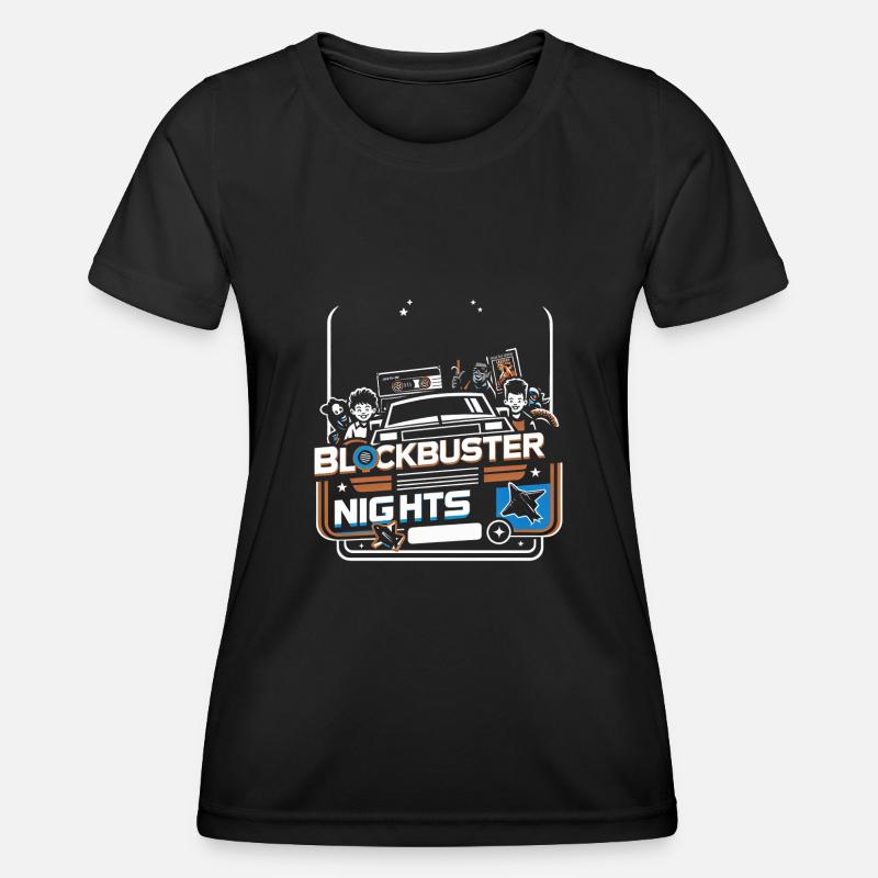 Blockbuster Nights - Women's Functional T-Shirt - black