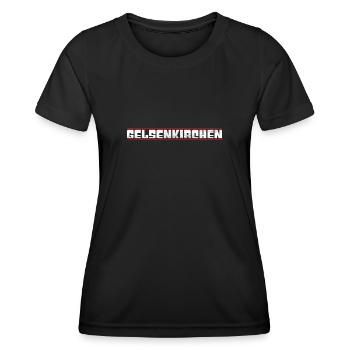 Gelsenkirchen - T-shirt sport Femme - noir - Devant - AI Model Female 172 light (172cm)