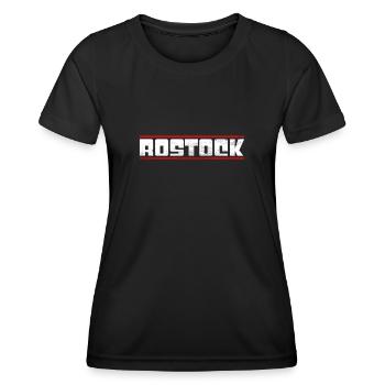 Rostock - T-shirt sport Femme - noir - Devant - AI Model Female 172 light (172cm)