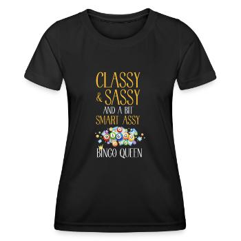 Bingo Player Classy Sassy And A - Women's Functional T-Shirt - black - Front - AI Model Female 172 light (172cm)