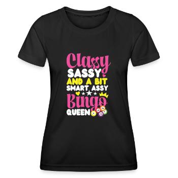 Bingo Player Classy Sassy And A - Frauen Funktions-T-Shirt - Schwarz - Vorne - AI Model Female 172 light (172cm)