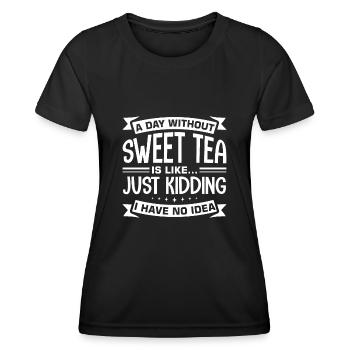 Sweet Tea - Women's Functional T-Shirt - black - Front - AI Model Female 172 light (172cm)