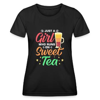 Sweet Tea - Women's Functional T-Shirt - black - Front - AI Model Female 172 light (172cm)