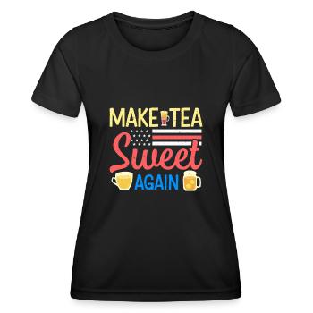 Sweet Tea - Women's Functional T-Shirt - black - Front - AI Model Female 172 light (172cm)