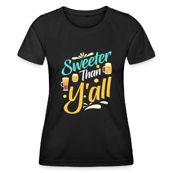 Sweet Tea - Women's Functional T-Shirt - black - Front - AI Model Female 172 light (172cm)