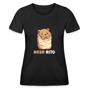 Grizzly Bear Brown Bear - Women's Functional T-Shirt - black - Front - AI Model Female 172 light (172cm)