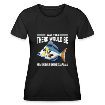 Hawaiian triggerfish Humuhumunukunukuapua'a - Women's Functional T-Shirt - black - Front - AI Model Female 172 light (172cm)
