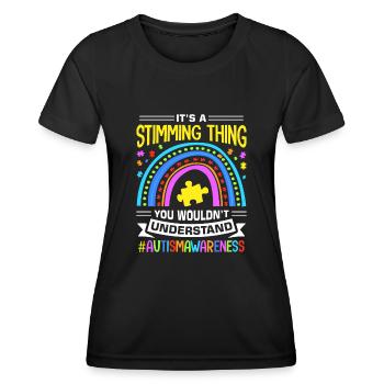Autism Autistic Autistic - Women's Functional T-Shirt - black - Front - AI Model Female 172 light (172cm)