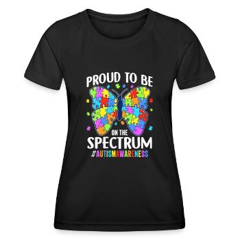 Autism Autistic Autistic - Women's Functional T-Shirt - black - Front - AI Model Female 172 light (172cm)