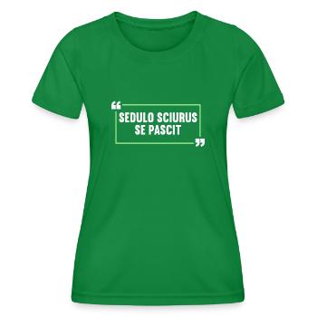 Lateinisch Lustiger Latein Spruch - Frauen Funktions-T-Shirt - Kelly Green - Vorne - AI Model Female 172 dark (172cm)