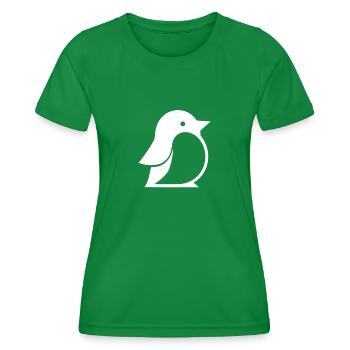 Pingouin Kawaii Pingouin mignon - T-shirt sport Femme - vert - Devant - AI Model Female 172 dark (172cm)