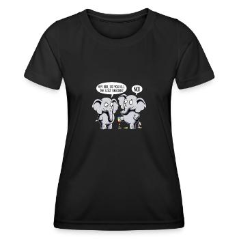 Avez-vous tué sarcastiquement la dernière licorne ? - T-shirt sport Femme - noir - Devant - AI Model Female 172 light (172cm)