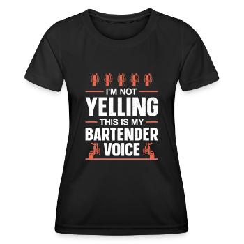 Bartender Mixologist I'm Not - Women's Functional T-Shirt - black - Front - AI Model Female 172 light (172cm)