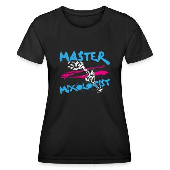 Bartender Mixologist Master - Frauen Funktions-T-Shirt - Schwarz - Vorne - AI Model Female 172 light (172cm)