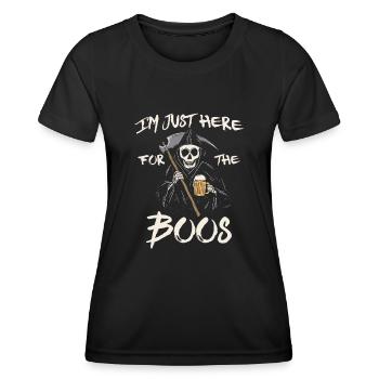 Bartender Mixologist Halloween Pun - Women's Functional T-Shirt - black - Front - AI Model Female 172 light (172cm)