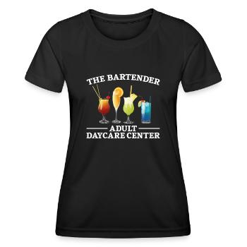 Bartender Mixologist The Bartender - Women's Functional T-Shirt - black - Front - AI Model Female 172 light (172cm)