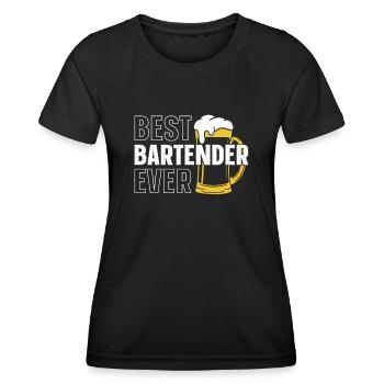 Bartender Mixologist Best - Women's Functional T-Shirt - black - Front - AI Model Female 172 light (172cm)