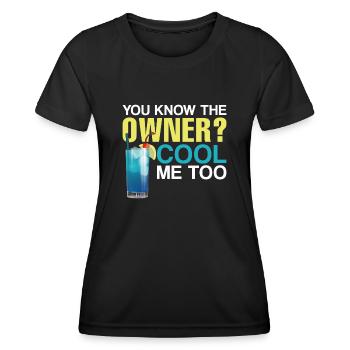 Bartender Mixologist You Know The - Women's Functional T-Shirt - black - Front - AI Model Female 172 light (172cm)