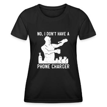 Bartender Mixologist No, I Don't - Frauen Funktions-T-Shirt - Schwarz - Vorne - AI Model Female 172 light (172cm)