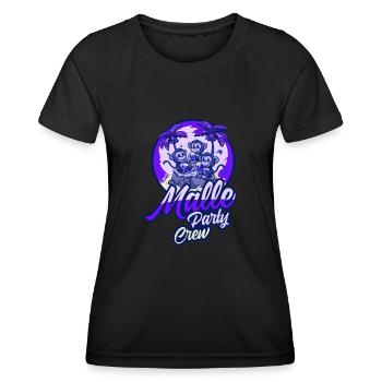 Malle Party Crew Affe Mallorca Bier - Frauen Funktions-T-Shirt - Schwarz - Vorne - AI Model Female 172 light (172cm)
