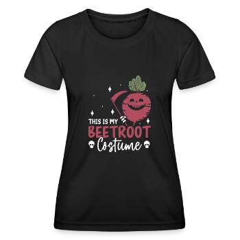 This Is My Beetroot Costume - Beetroot Vegetables - Women's Functional T-Shirt - black - Front - AI Model Female 172 light (172cm)