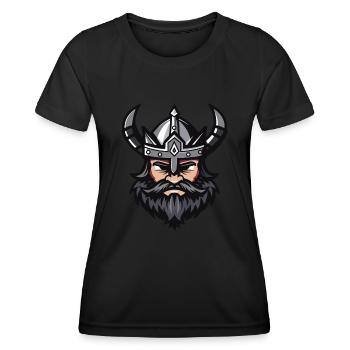 Valhalla viking - T-shirt sport Femme - noir - Devant - AI Model Female 172 light (172cm)