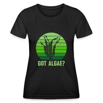 Seaweed Algae - Women's Functional T-Shirt - black - Front - AI Model Female 172 light (172cm)