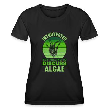 Seaweed Algae - Women's Functional T-Shirt - black - Front - AI Model Female 172 light (172cm)
