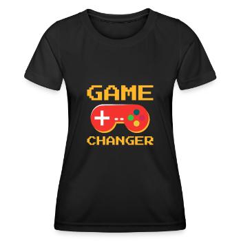 Game Changer - Frauen Funktions-T-Shirt - Schwarz - Vorne - AI Model Female 172 light (172cm)