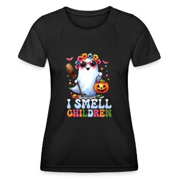 Halloween costume teacher hilariuos celebrate - Women's Functional T-Shirt - black - Front - AI Model Female 172 light (172cm)