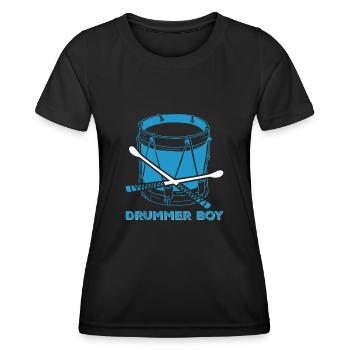 Cadeau Batteur Batteur Batteur - T-shirt sport Femme - noir - Devant - AI Model Female 172 light (172cm)