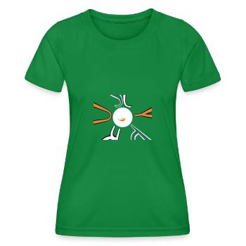 Cyprus Flag Nicosia - Women's Functional T-Shirt - kelly green - Front - AI Model Female 172 dark (172cm)