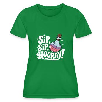 Potion Fantasy Enthousiaste RPG Gamer - T-shirt sport Femme - vert - Devant - AI Model Female 172 dark (172cm)
