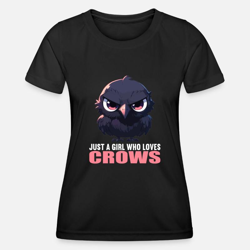 Crows Crow - Women's Functional T-Shirt - black