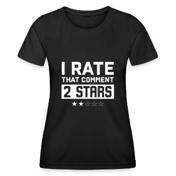 Sarcasme Sarcastique - T-shirt sport Femme - noir - Devant - AI Model Female 172 light (172cm)