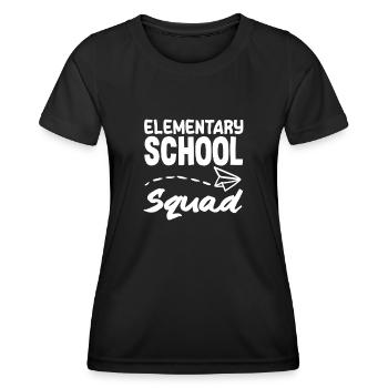 Grundschullehrer Schulmannschaft Fun Vibes - Frauen Funktions-T-Shirt - Schwarz - Vorne - AI Model Female 172 light (172cm)