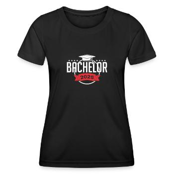 Baccalauréat 2025 Graduation Graduation - T-shirt sport Femme - noir - Devant - AI Model Female 172 light (172cm)
