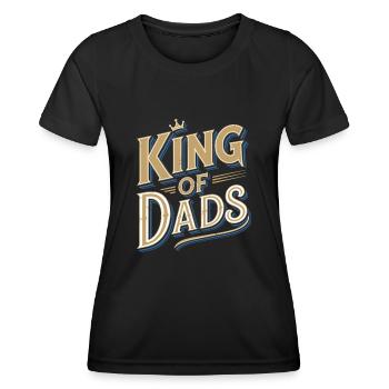 Geschenke Zum Vatertag Für Papa - Frauen Funktions-T-Shirt - Schwarz - Vorne - AI Model Female 172 light (172cm)