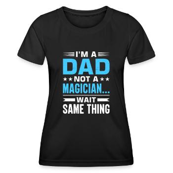 Geschenke Zum Vatertag Für Papa - Frauen Funktions-T-Shirt - Schwarz - Vorne - AI Model Female 172 light (172cm)