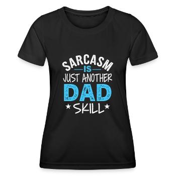 Geschenke Zum Vatertag Für Papa - Frauen Funktions-T-Shirt - Schwarz - Vorne - AI Model Female 172 light (172cm)