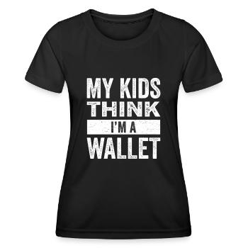 Geschenke Zum Vatertag Für Papa - Frauen Funktions-T-Shirt - Schwarz - Vorne - AI Model Female 172 light (172cm)