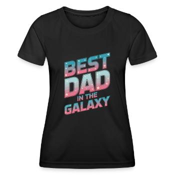 Geschenke Zum Vatertag Für Papa - Frauen Funktions-T-Shirt - Schwarz - Vorne - AI Model Female 172 light (172cm)