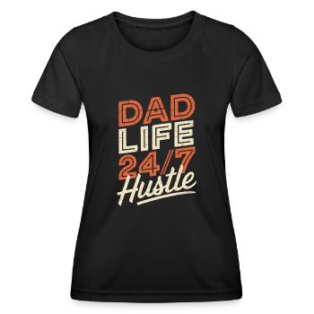 Geschenke Zum Vatertag Für Papa - Frauen Funktions-T-Shirt - Schwarz - Vorne - AI Model Female 172 light (172cm)