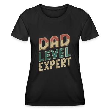 Geschenke Zum Vatertag Für Papa - Frauen Funktions-T-Shirt - Schwarz - Vorne - AI Model Female 172 light (172cm)