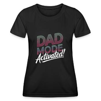 Geschenke Zum Vatertag Für Papa - Frauen Funktions-T-Shirt - Schwarz - Vorne - AI Model Female 172 light (172cm)