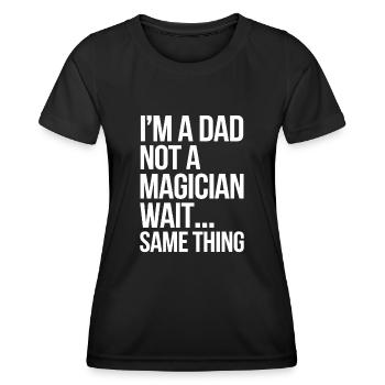 Geschenke Zum Vatertag Für Papa - Frauen Funktions-T-Shirt - Schwarz - Vorne - AI Model Female 172 light (172cm)