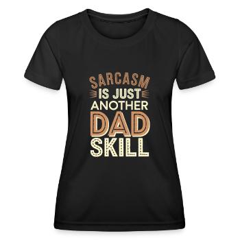 Geschenke Zum Vatertag Für Papa - Frauen Funktions-T-Shirt - Schwarz - Vorne - AI Model Female 172 light (172cm)